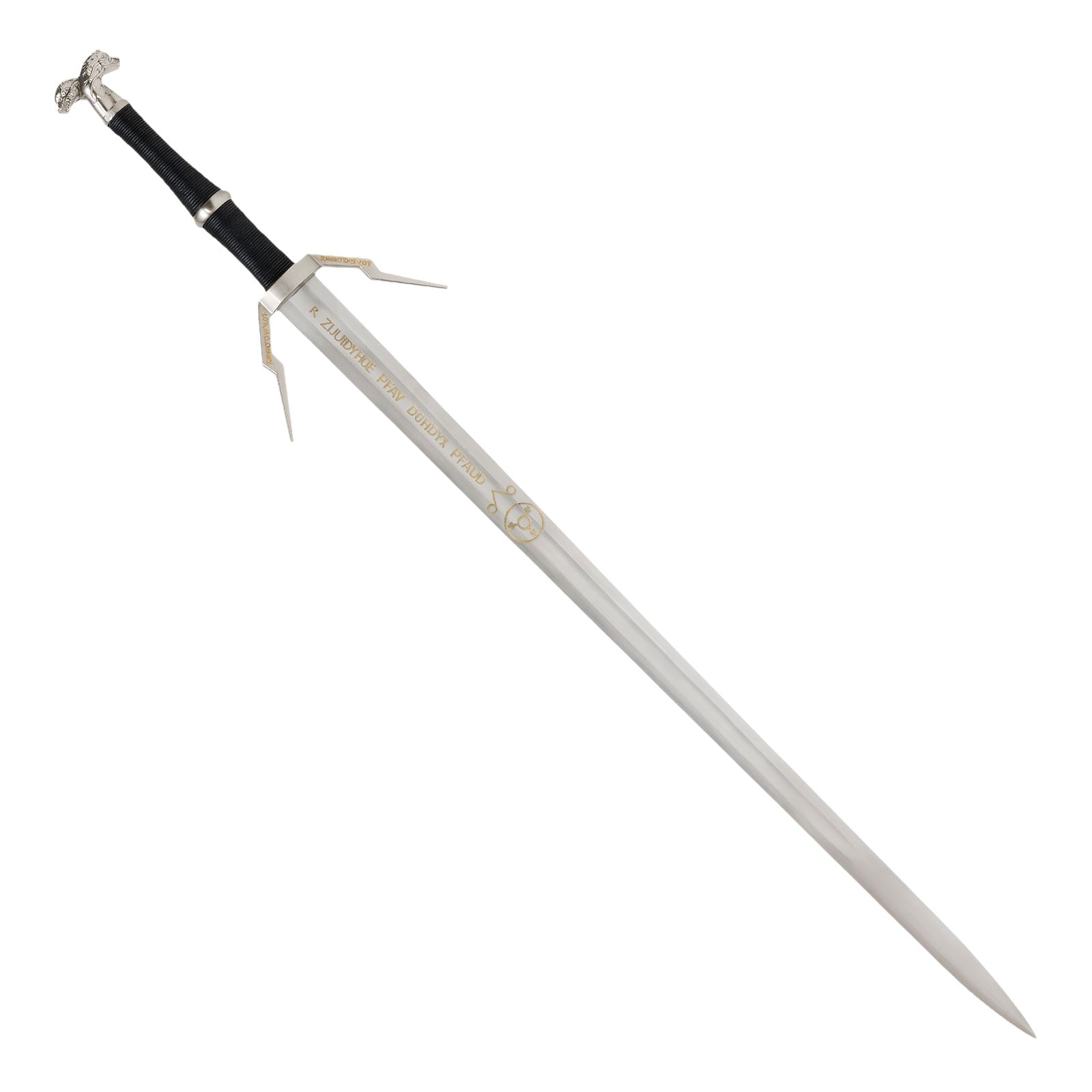 Product image Geralt of Rivia Silver Sword Replica with Sheath for Witcher Fans