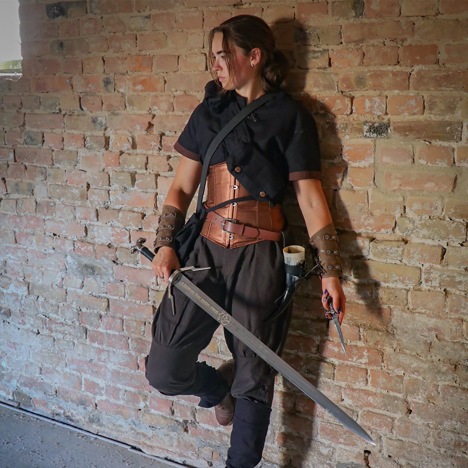 Product image Geralt of Rivia Silver Sword Replica with Sheath for Witcher Fans