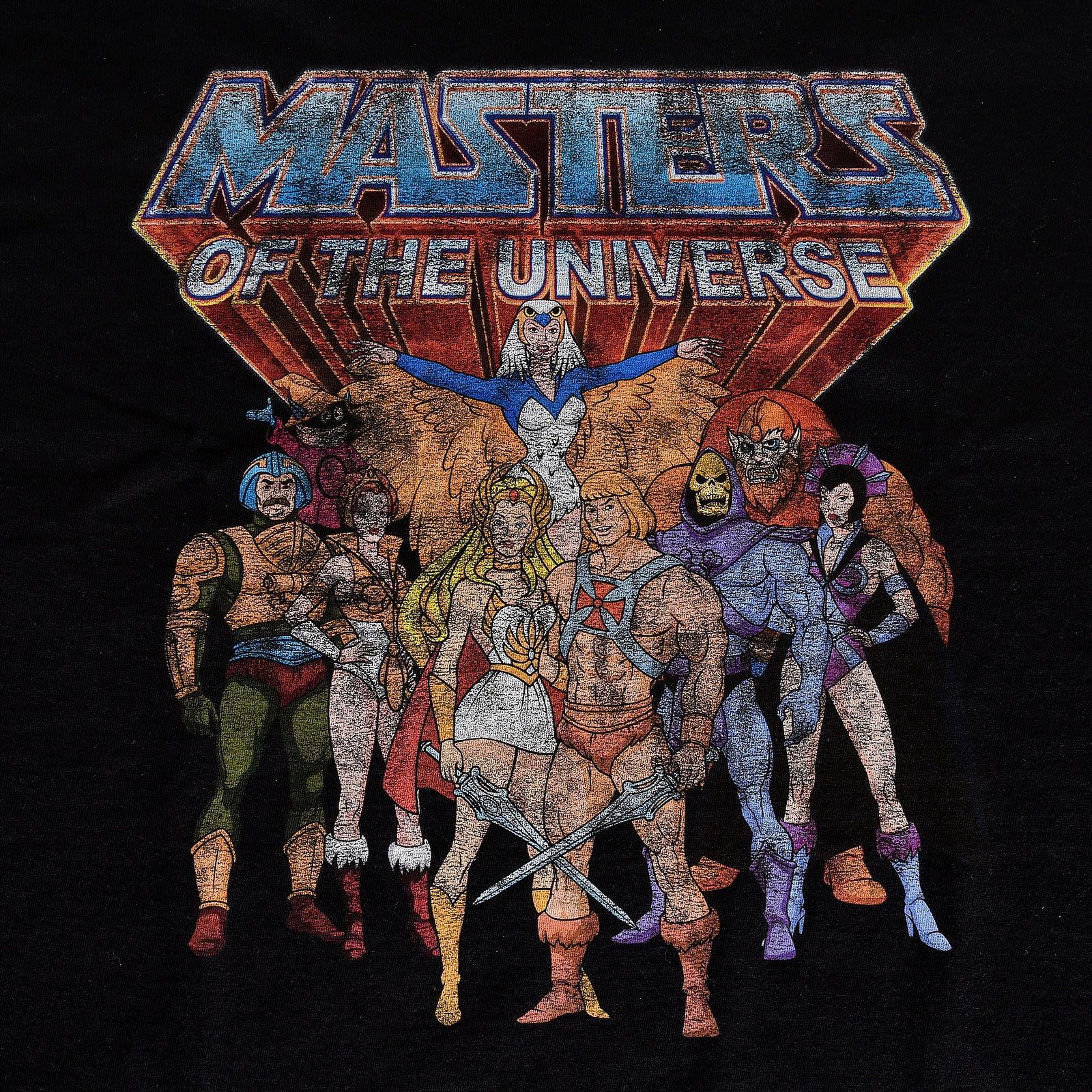Product image Masters of the Universe - Characters Distressed T-Shirt black