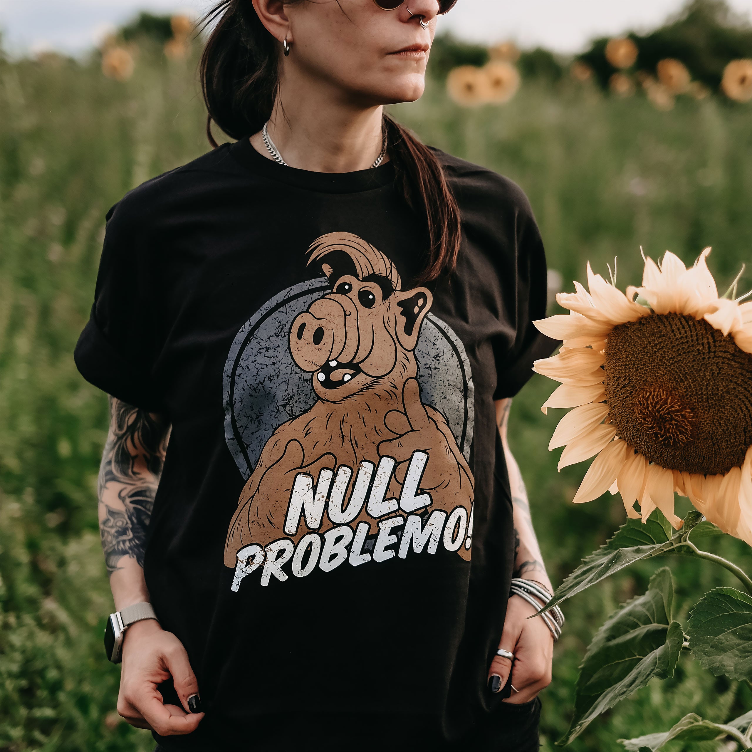 Product image No Problem! T-Shirt for Alf Fans Black