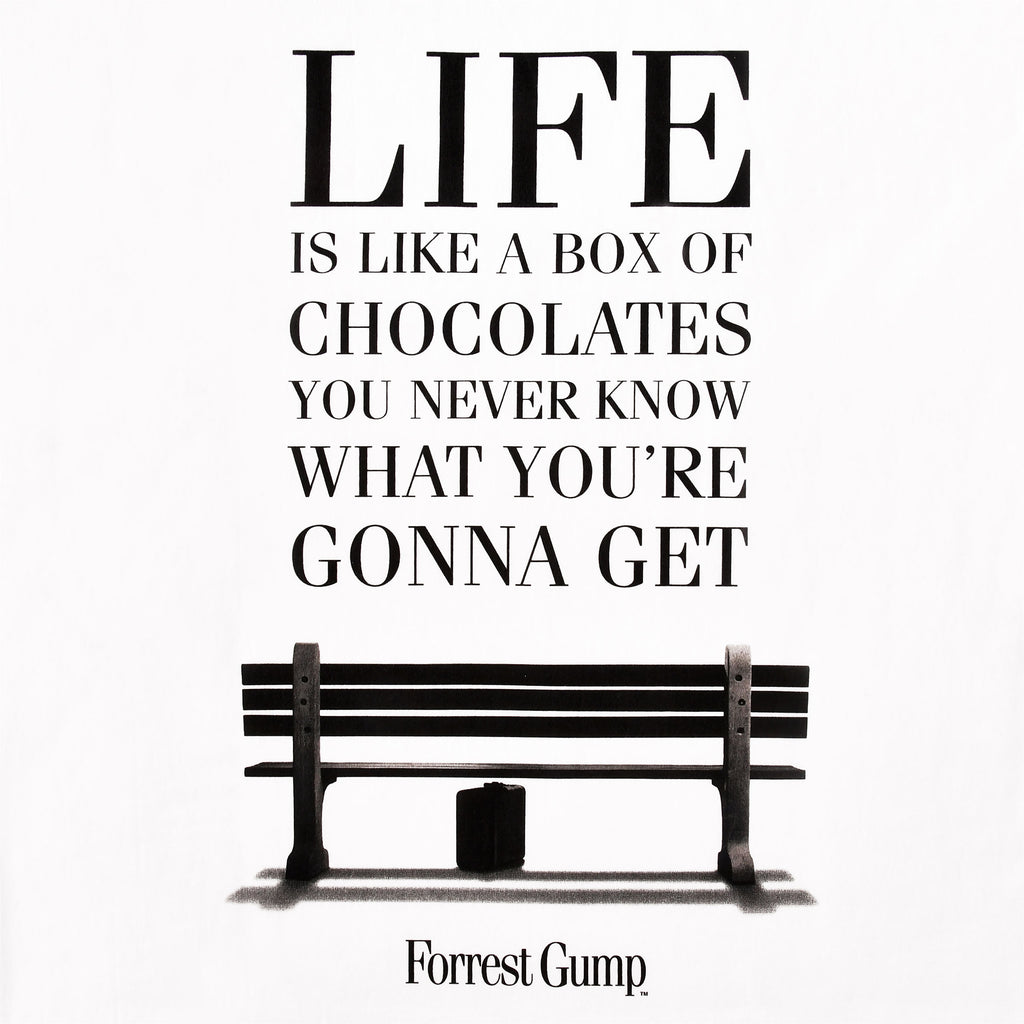 Product image Forrest Gump - Life Is Like a Box of Chocolates T-Shirt white