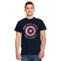 Product image Marvel - Who Will Wield The Shield T-Shirt blue