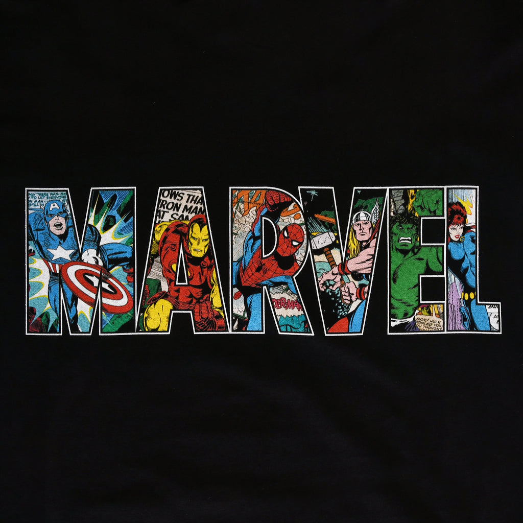 Product image Marvel - Comic Strip Logo T-Shirt black