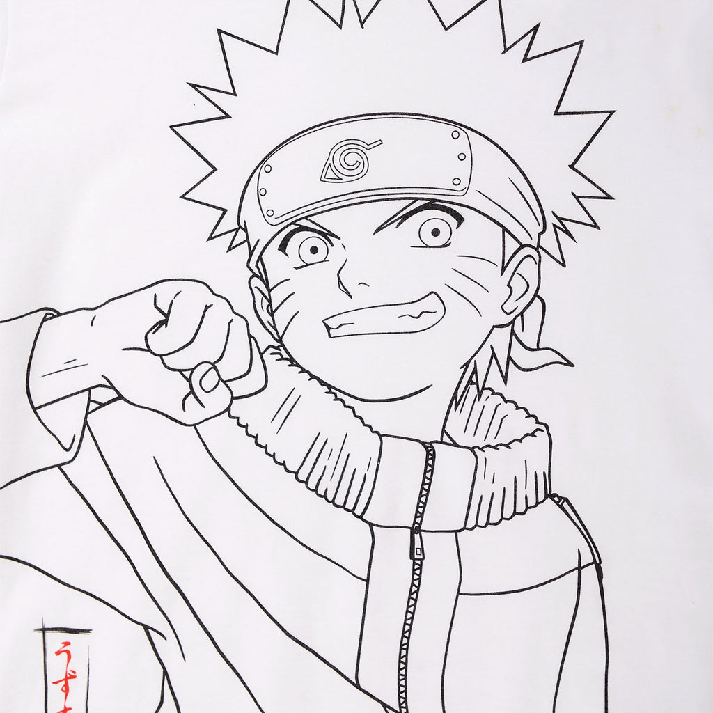 Product image Naruto - Monochrome Sketch T-Shirt white