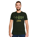 Product image Zelda - Icons T-Shirt green