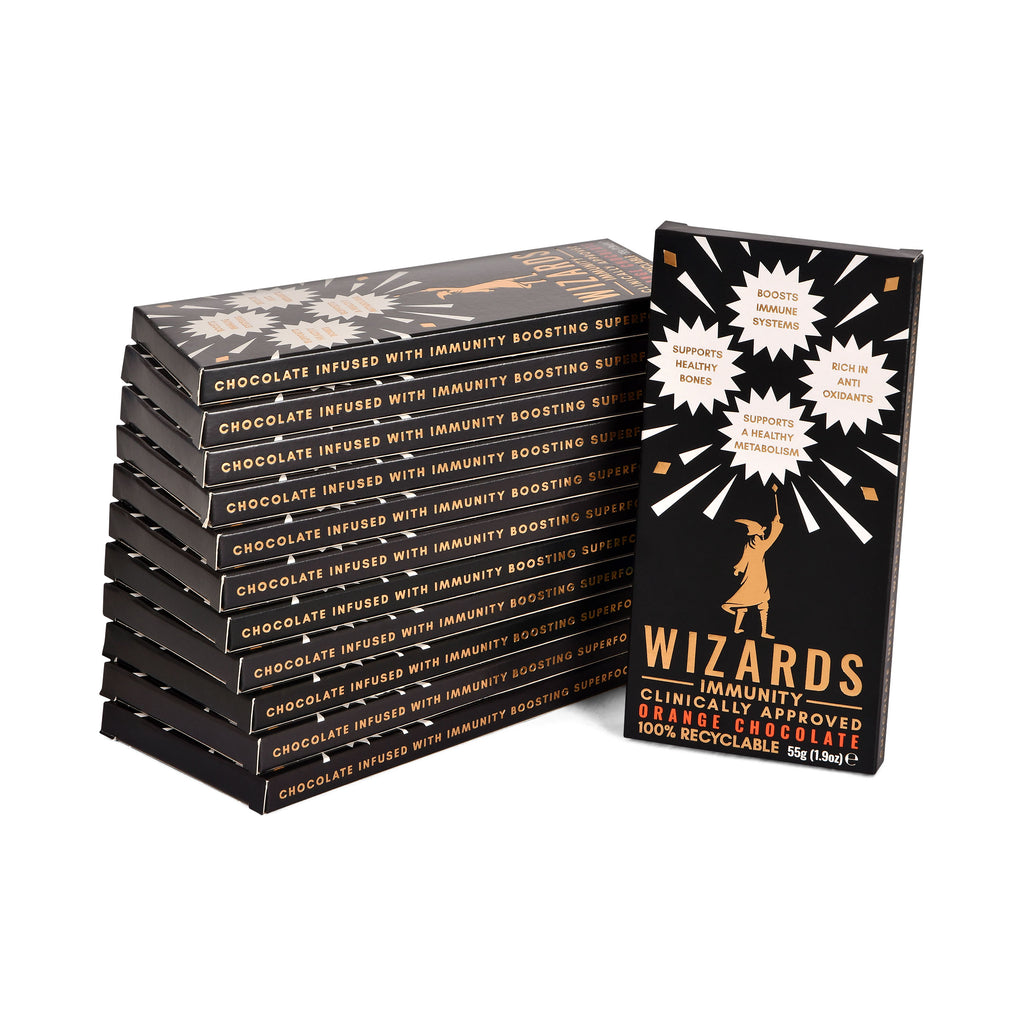 Product image Wizards Magic - Immunity Orange Chocolate 12 bars
