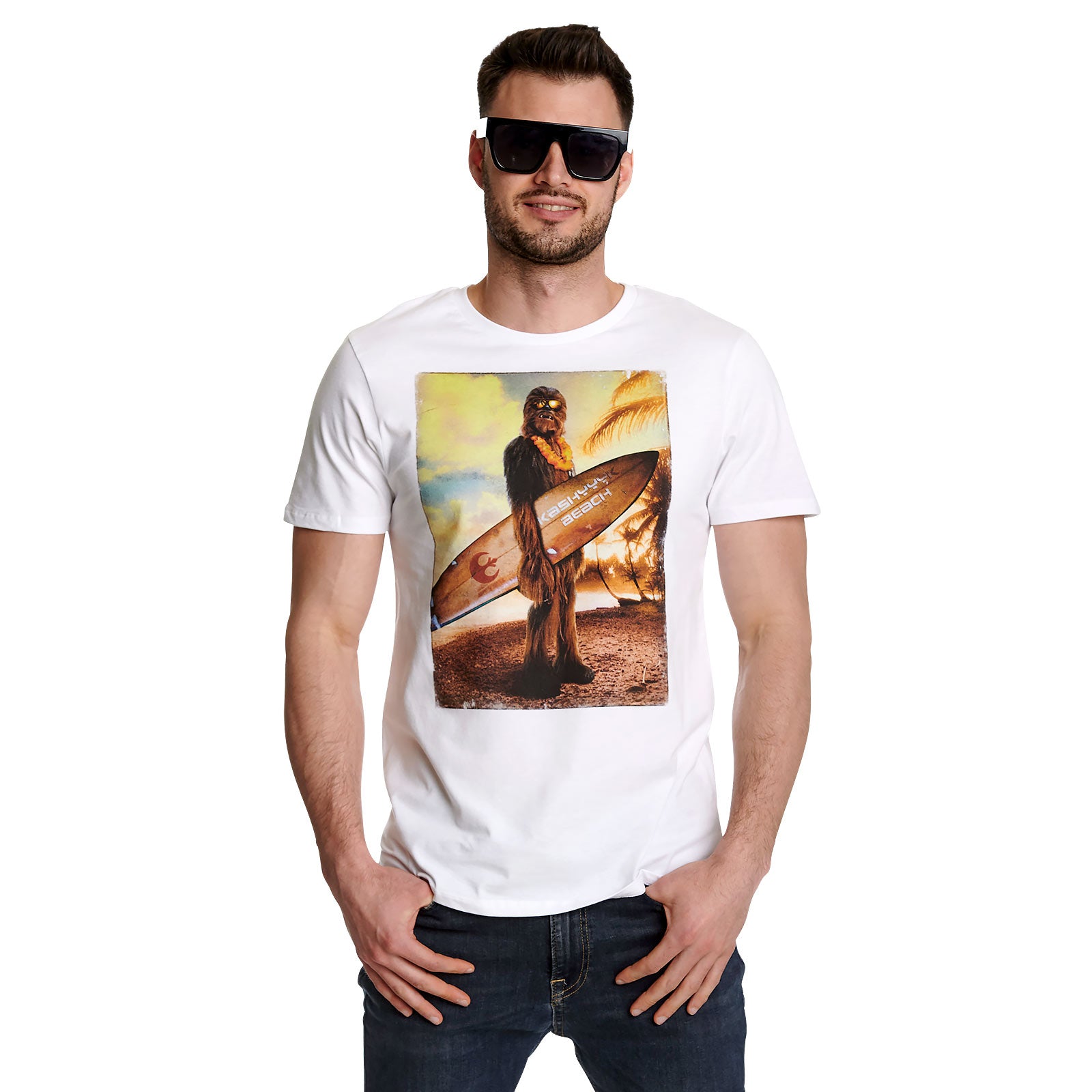 Product image Star Wars - Wookiee Surfer T-Shirt white