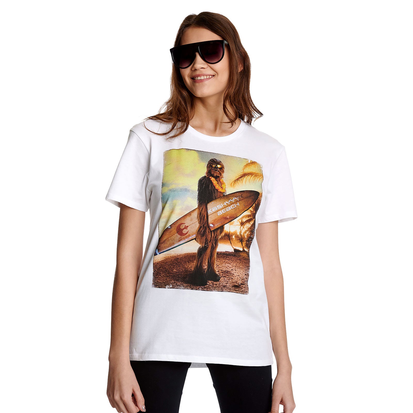 Product image Star Wars - Wookiee Surfer T-Shirt white