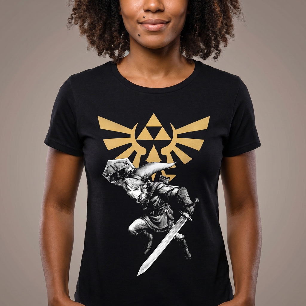 Product image Zelda - Link Battle T-Shirt black