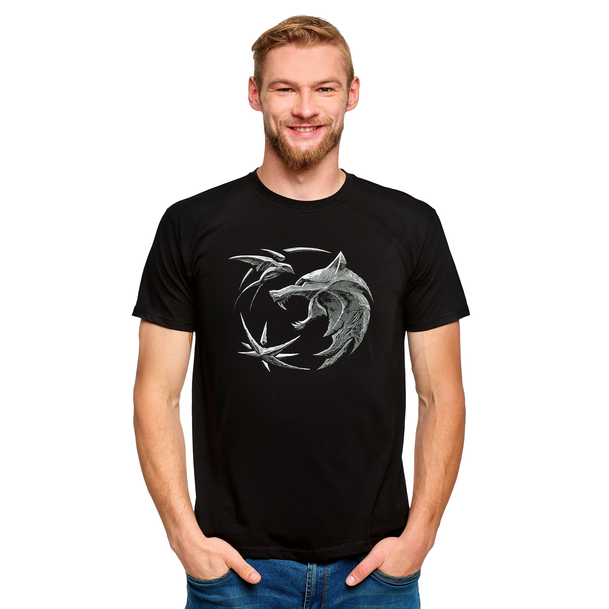 Product image Witcher - Wolf Emblem T-Shirt Black