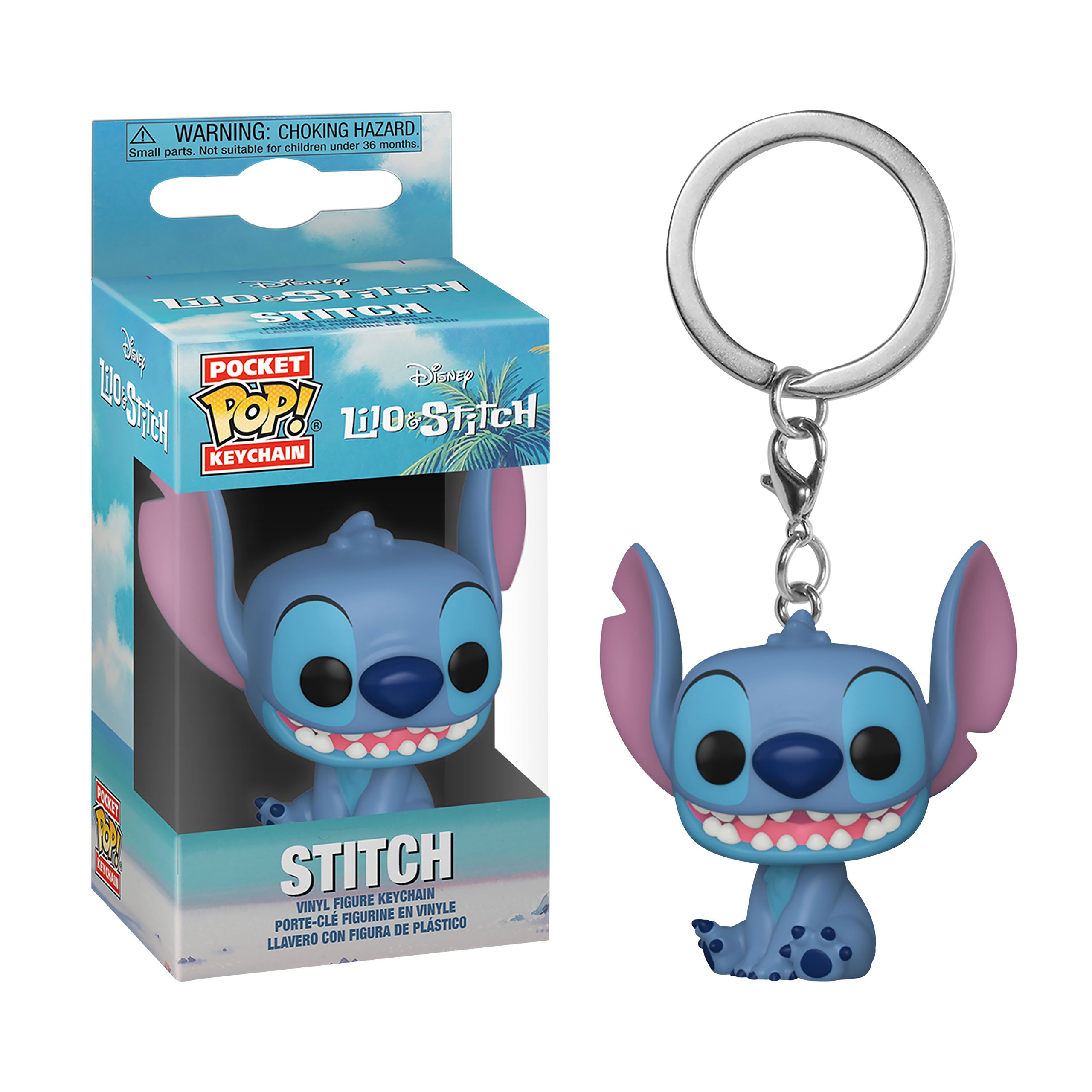 Product image Lilo & Stitch - Smiling Stitch Funko Pop Keychain