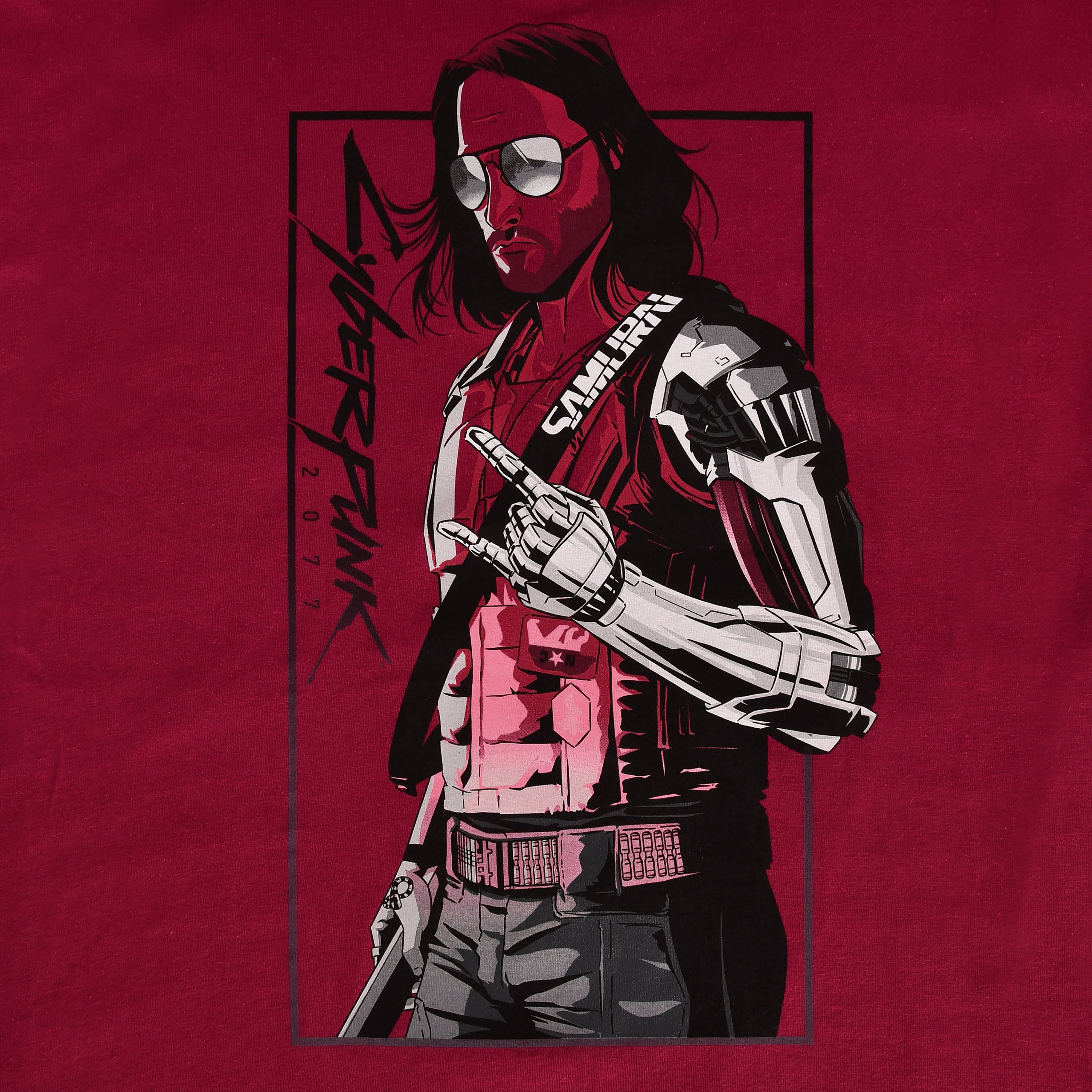 Product image Cyberpunk 2077 - Toy Box Johnny T-Shirt red