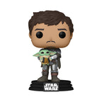Product image Mando with Grogu Funko Pop Figure - Star Wars The Mandalorian