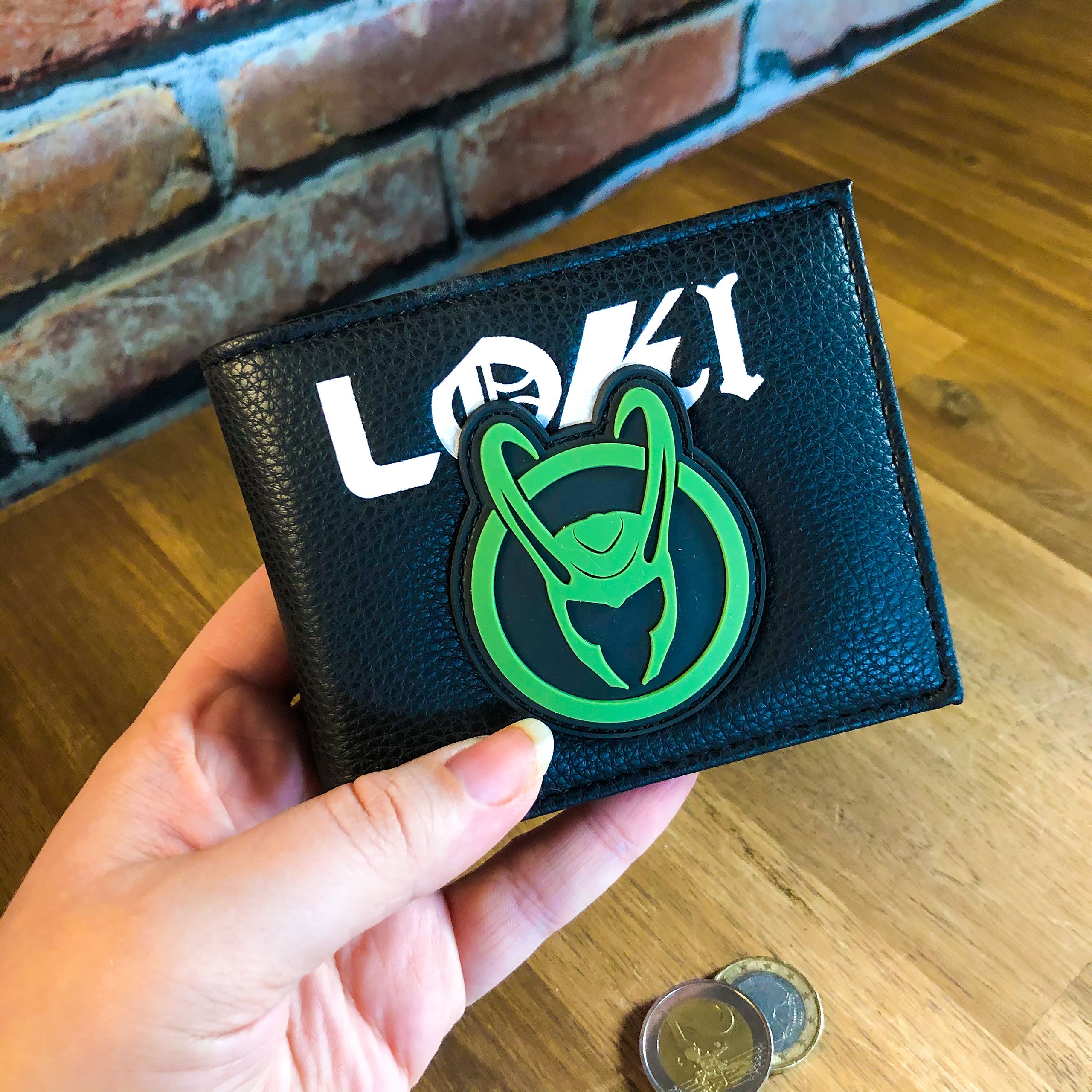 Product image Loki - Logo Badge Wallet black