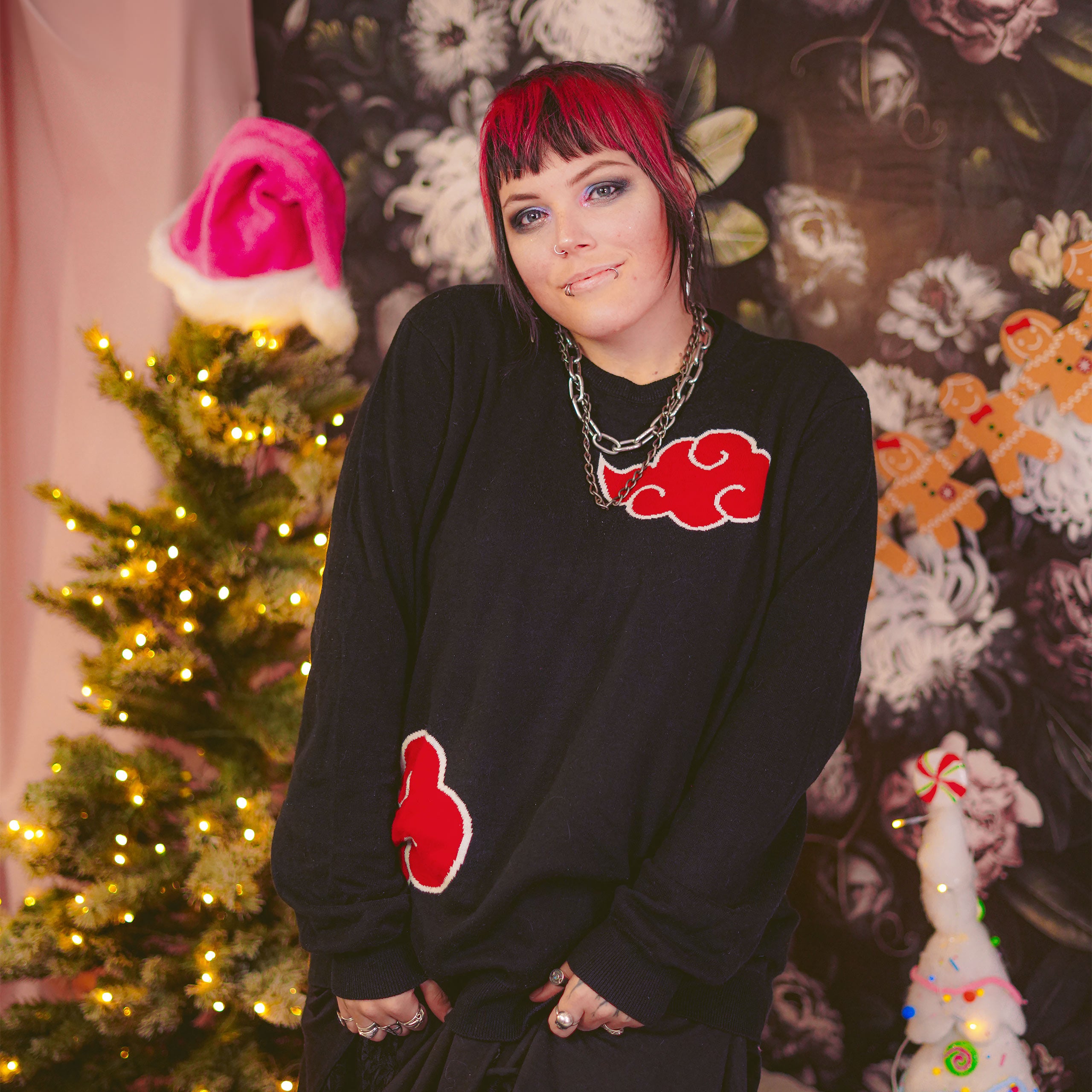Product image Naruto - Akatsuki Symbol Knitted Sweater
