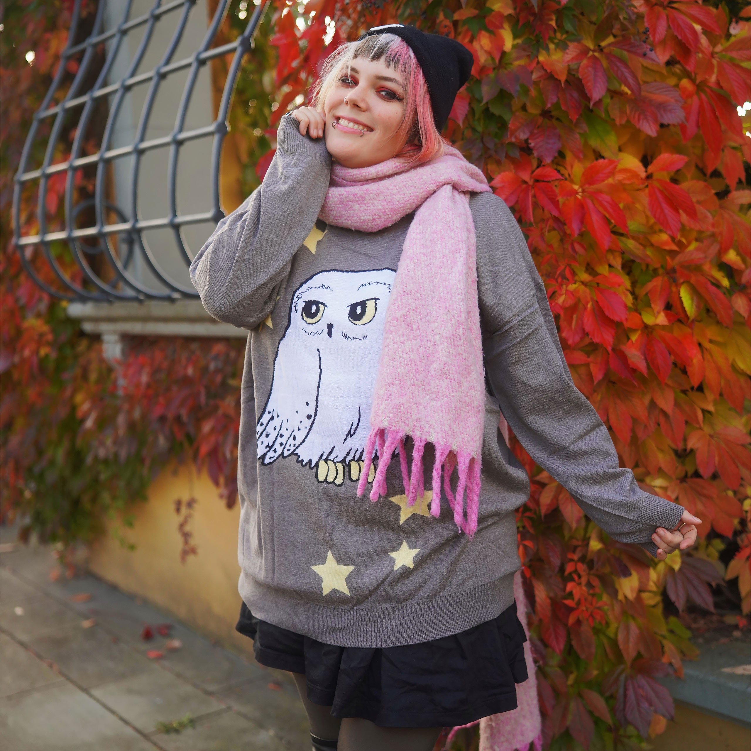 Product image Harry Potter - Hedwig Oversize Sweater gray