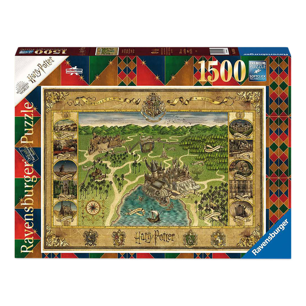 Product image Harry Potter - Hogwarts Map Puzzle 1500 Pieces