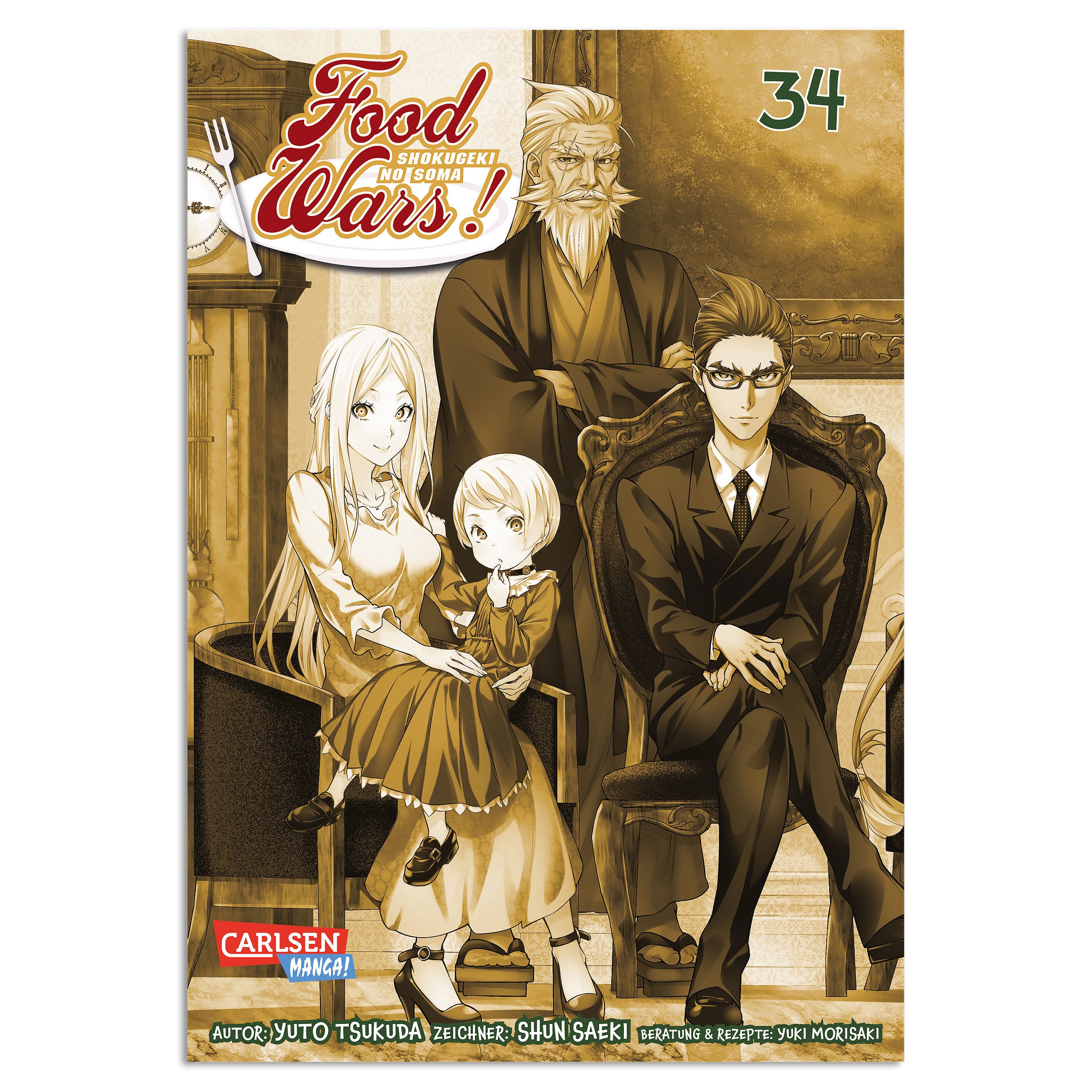Product image Food Wars - Shokugeki No Soma Volume 34 Paperback