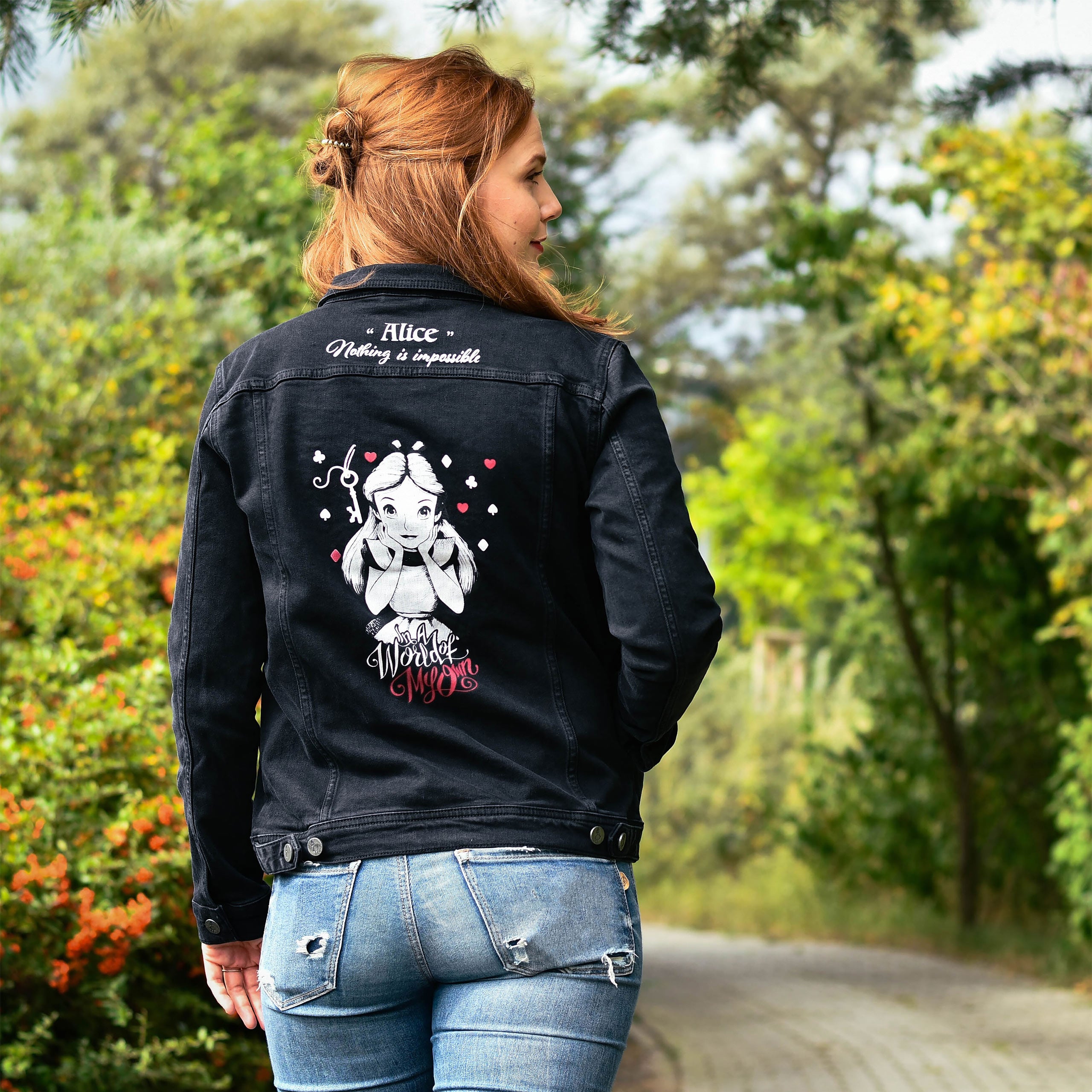 Product image Alice in Wonderland - Women's Black Denim Jacket