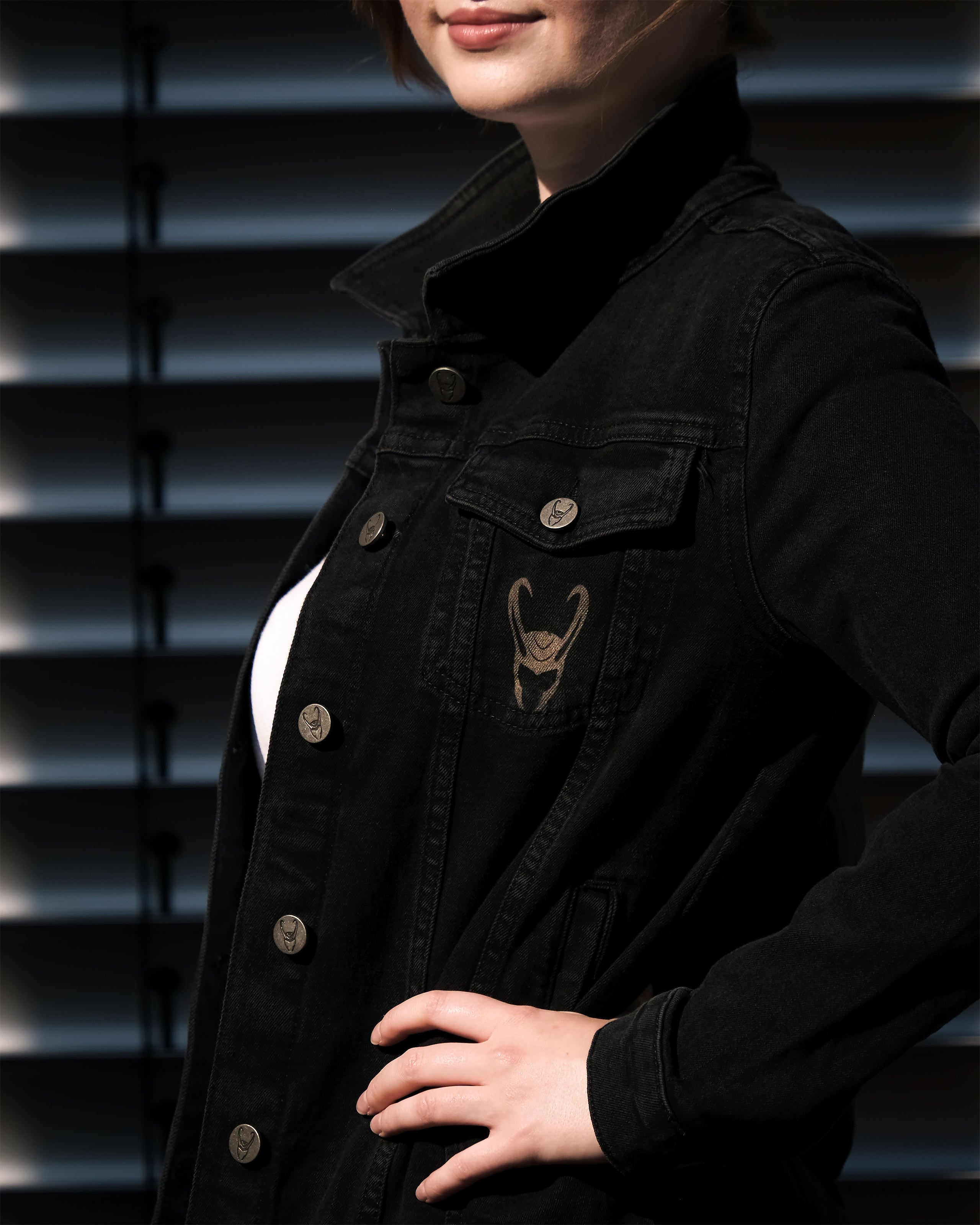 Product image Loki - Logo Denim Jacket Women Black