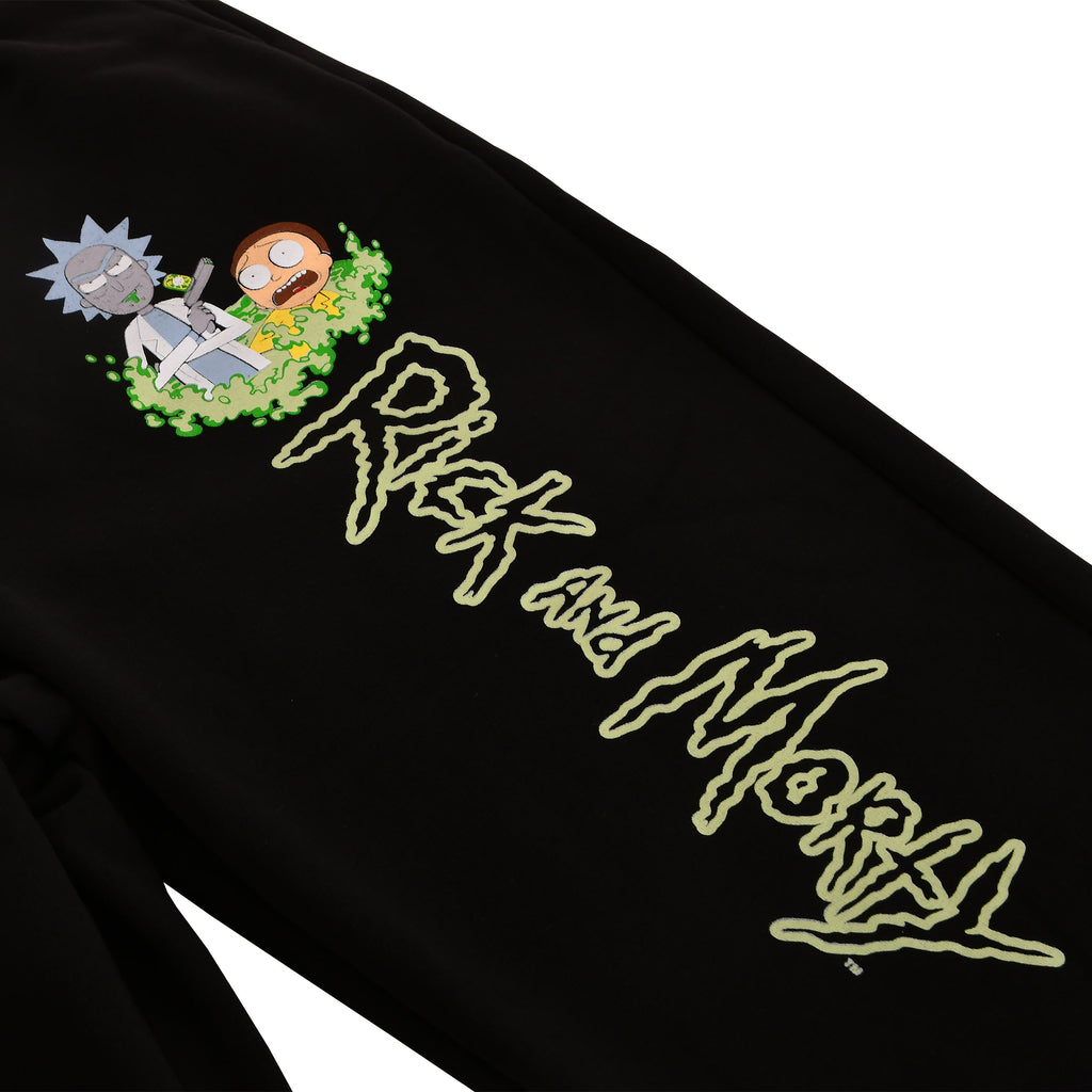 Product image Rick and Morty - Logo Sweatpants Glow in the Dark black