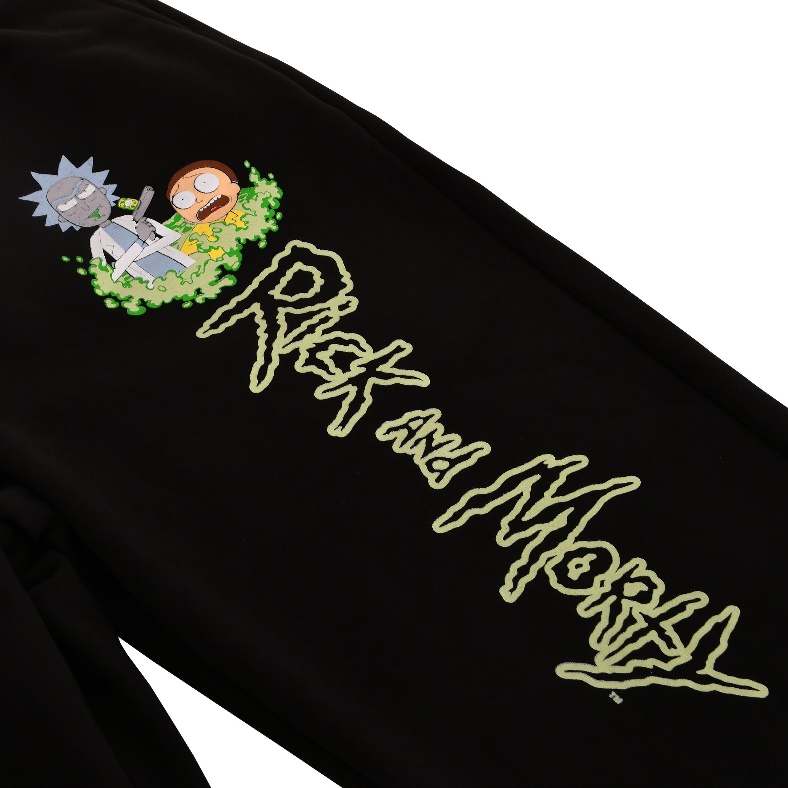 Product image Rick and Morty - Logo Sweatpants Glow in the Dark black