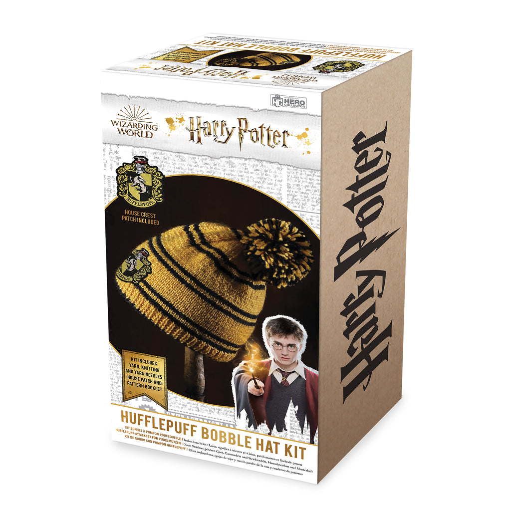 Product image Hufflepuff Pom-Pom Hat Knitting Set - Harry Potter