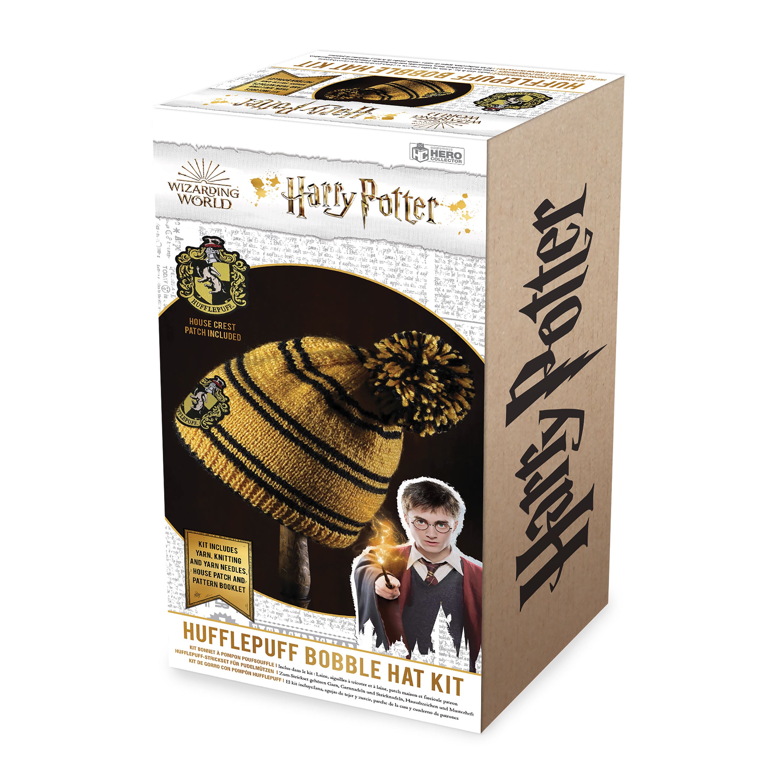 Product image Hufflepuff Pom-Pom Hat Knitting Set - Harry Potter
