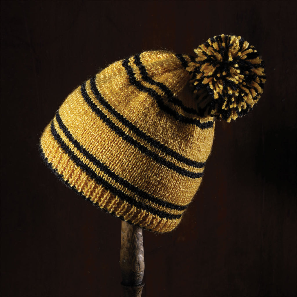 Product image Hufflepuff Pom-Pom Hat Knitting Set - Harry Potter