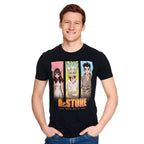 Product image Dr. Stone - Graphic Characters T-Shirt black