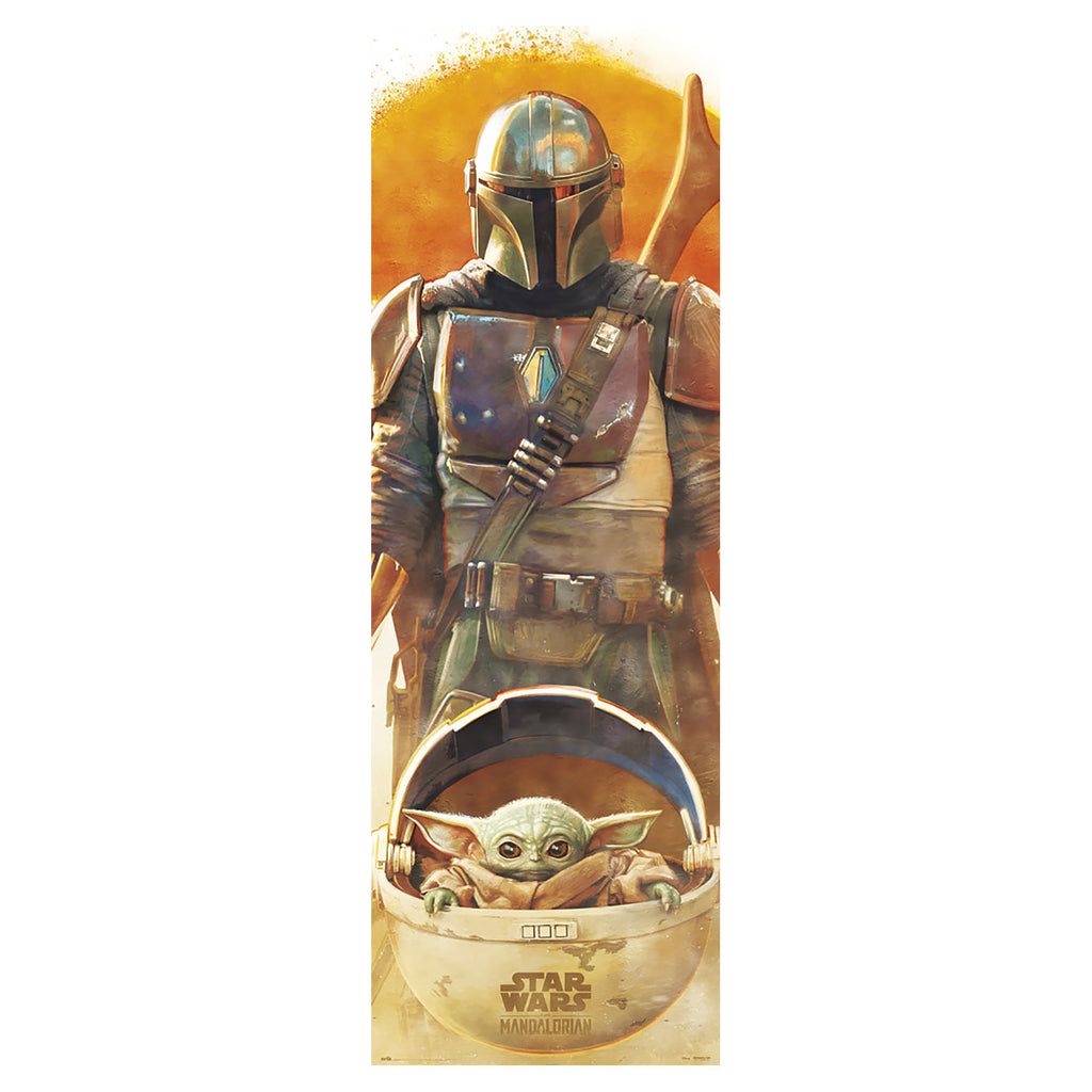 Product image The Mandalorian & Grogu Door Poster - Star Wars