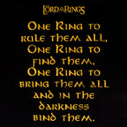 Product image The Lord of the Rings - One Ring to Rule T-Shirt Black
