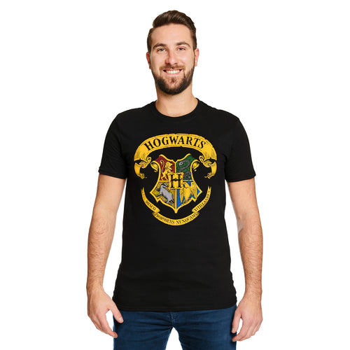 Product image Harry Potter - Hogwarts Crest T-Shirt Black