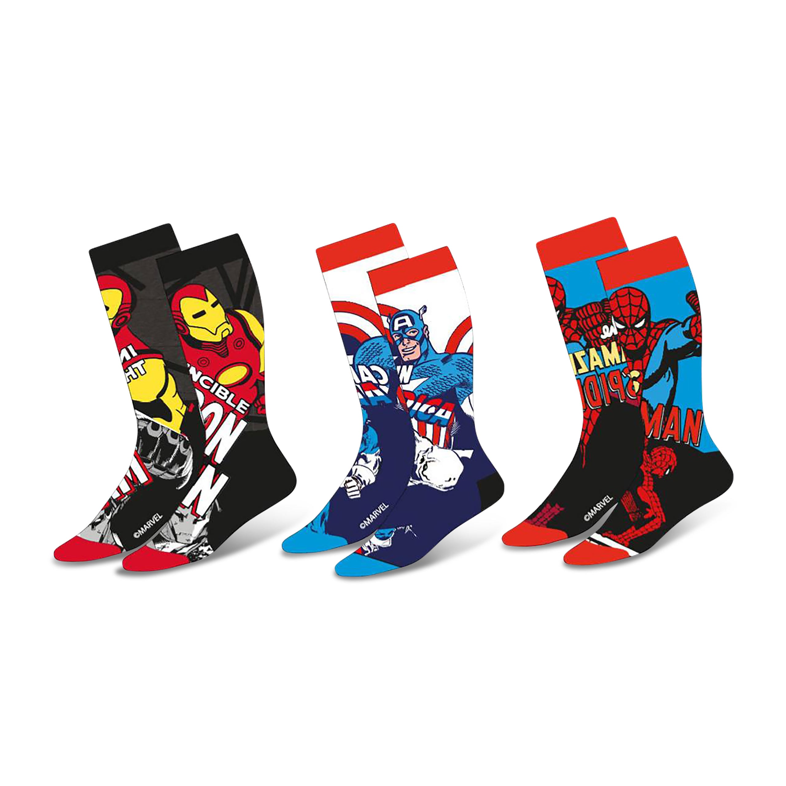 Product image Marvel - Comics Character Socks 3-Pack