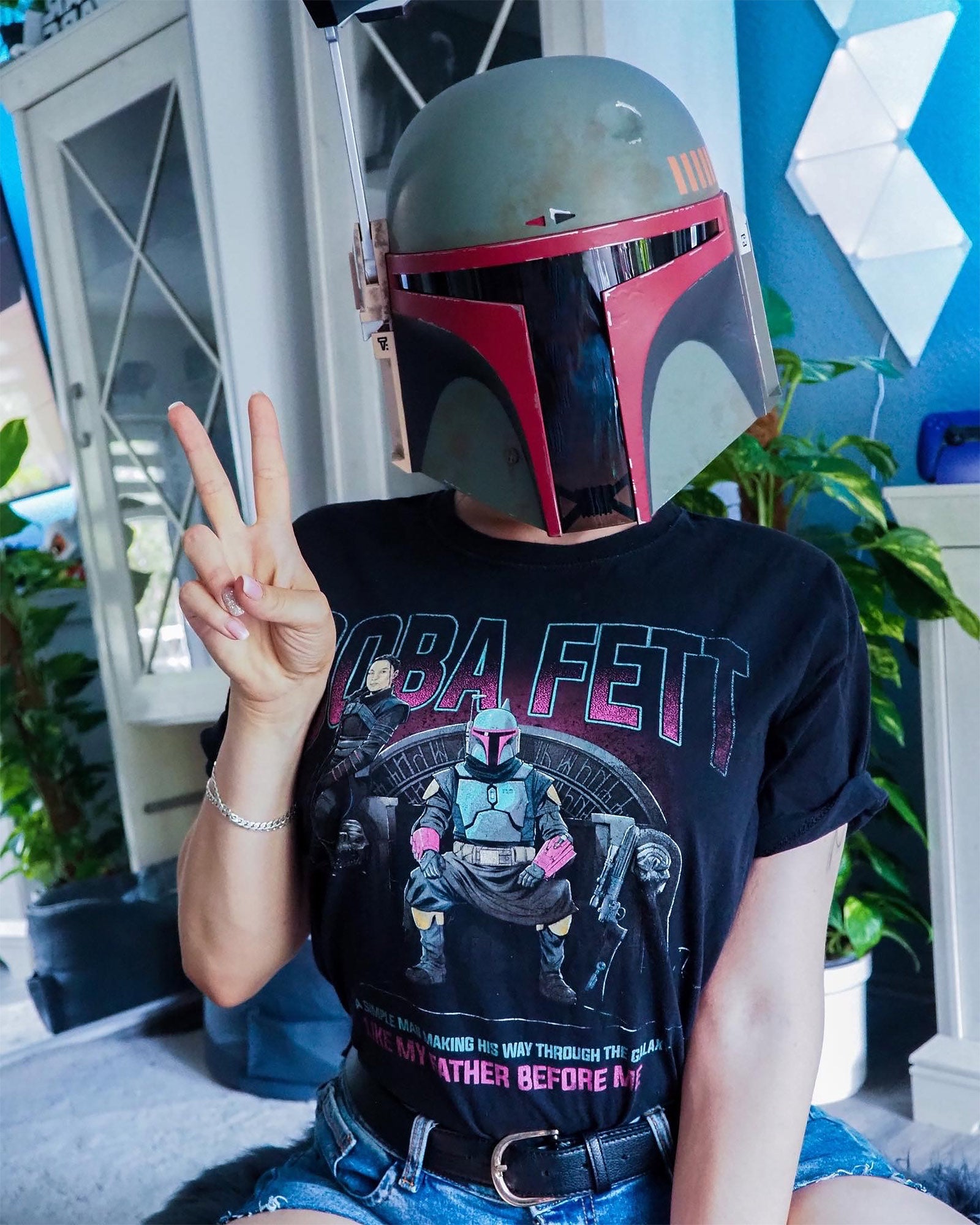 Product image Boba Fett Throne T-Shirt black - Star Wars Mandalorian