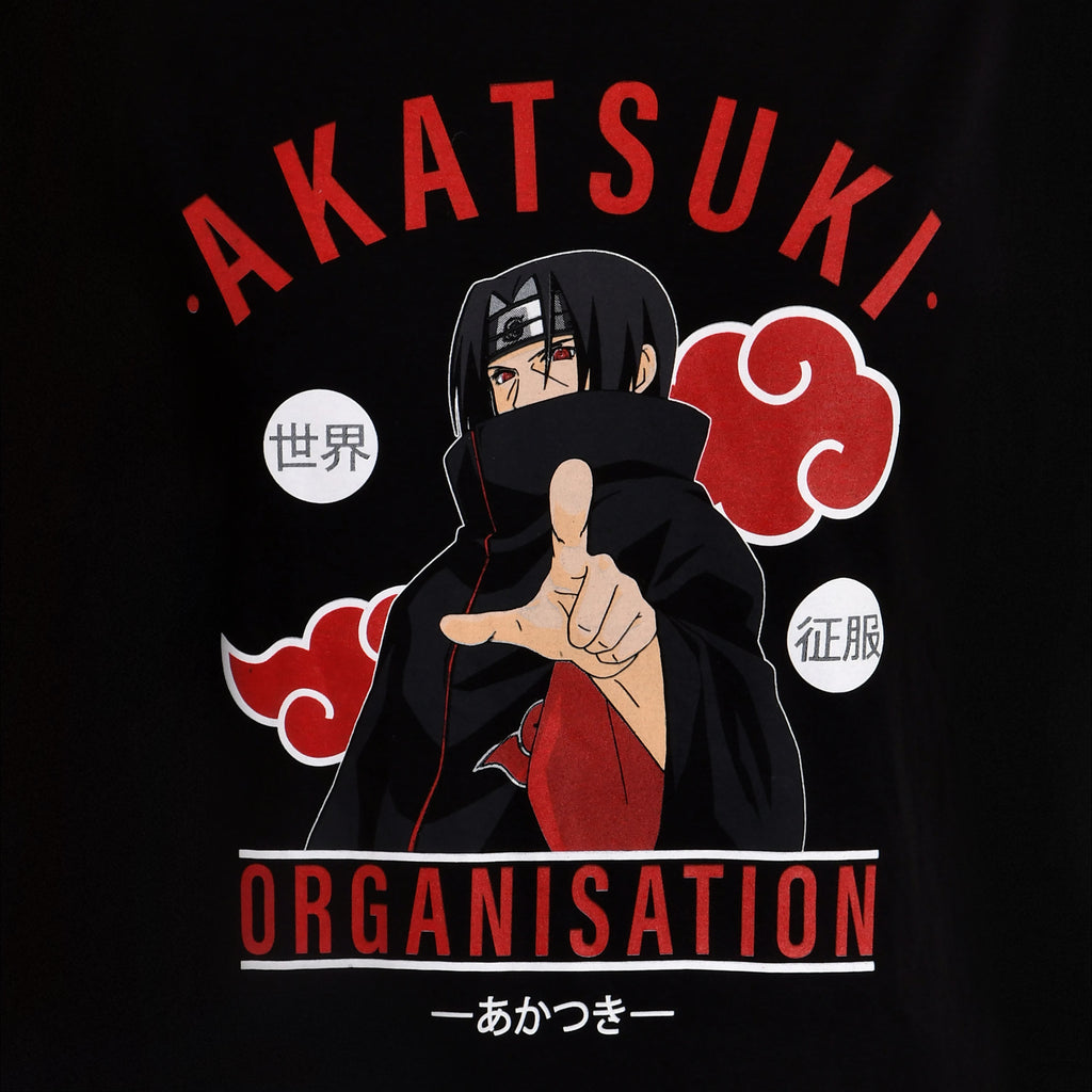 Product image Naruto - Akatsuki Organization T-Shirt Black