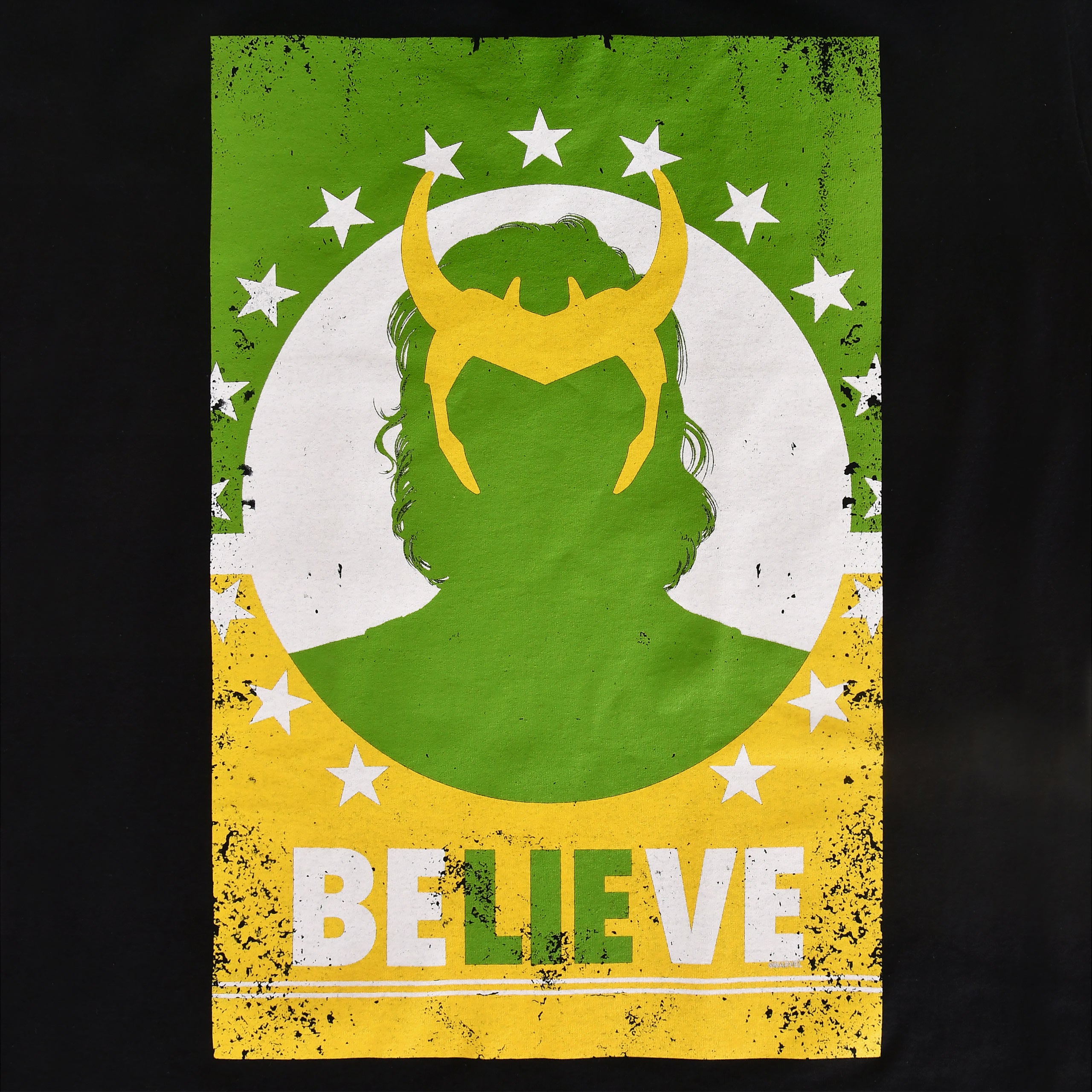 Product image Loki - Believe Lie Poster T-Shirt Black
