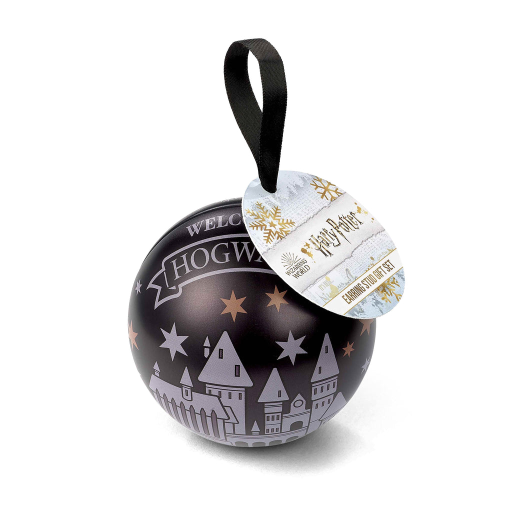 Product image Harry Potter - Hogwarts Christmas Bauble with Earring Set