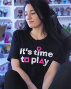Product image It’s Time to Play T-Shirt for Squid Game Fans Black