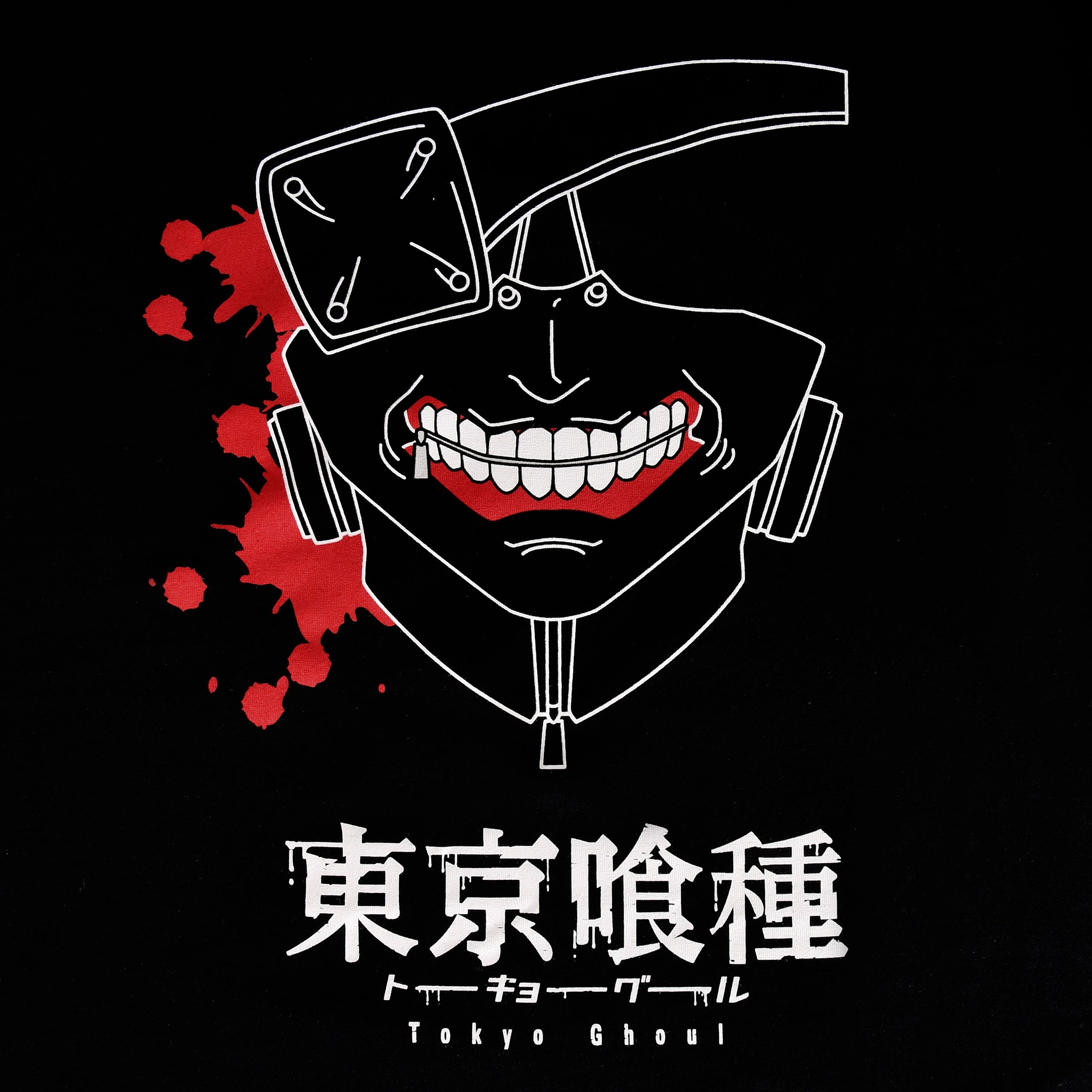 Product image Tokyo Ghoul - Blood Filled Mask T-Shirt Black