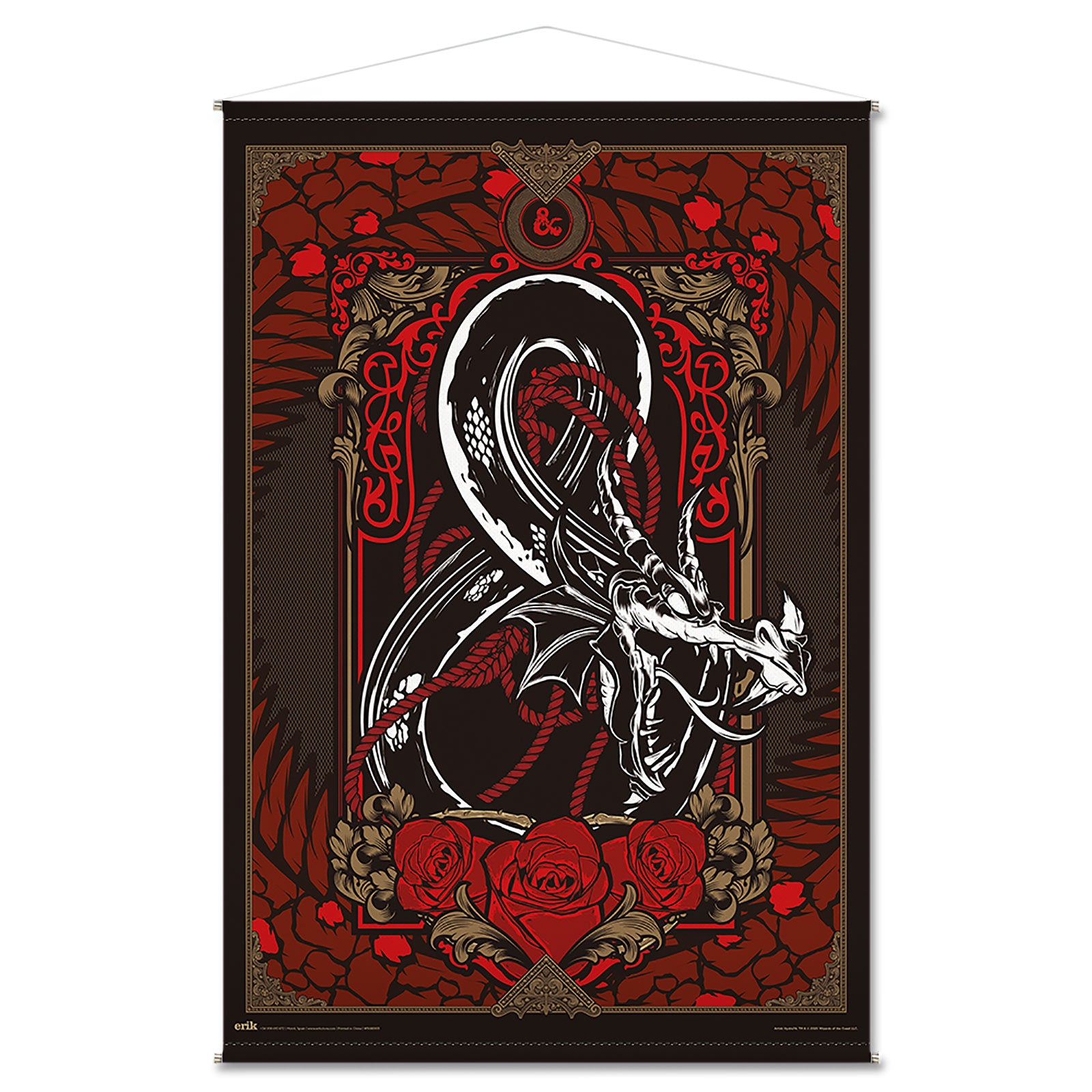 Product image Dragon Ampersand Logo Wall Scroll - Dungeons & Dragons