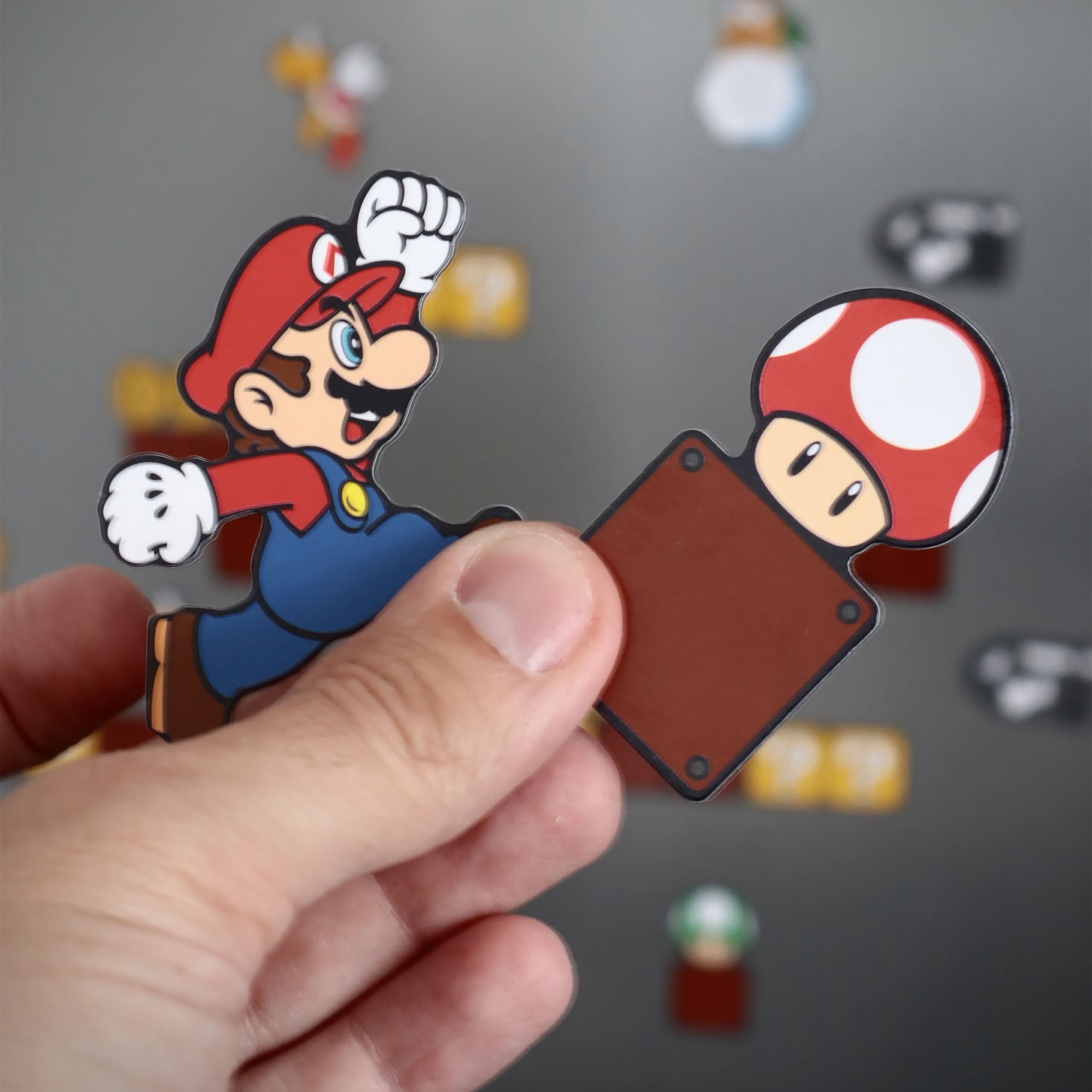 Product image Super Mario - Mushroom Kingdom Magnet Set