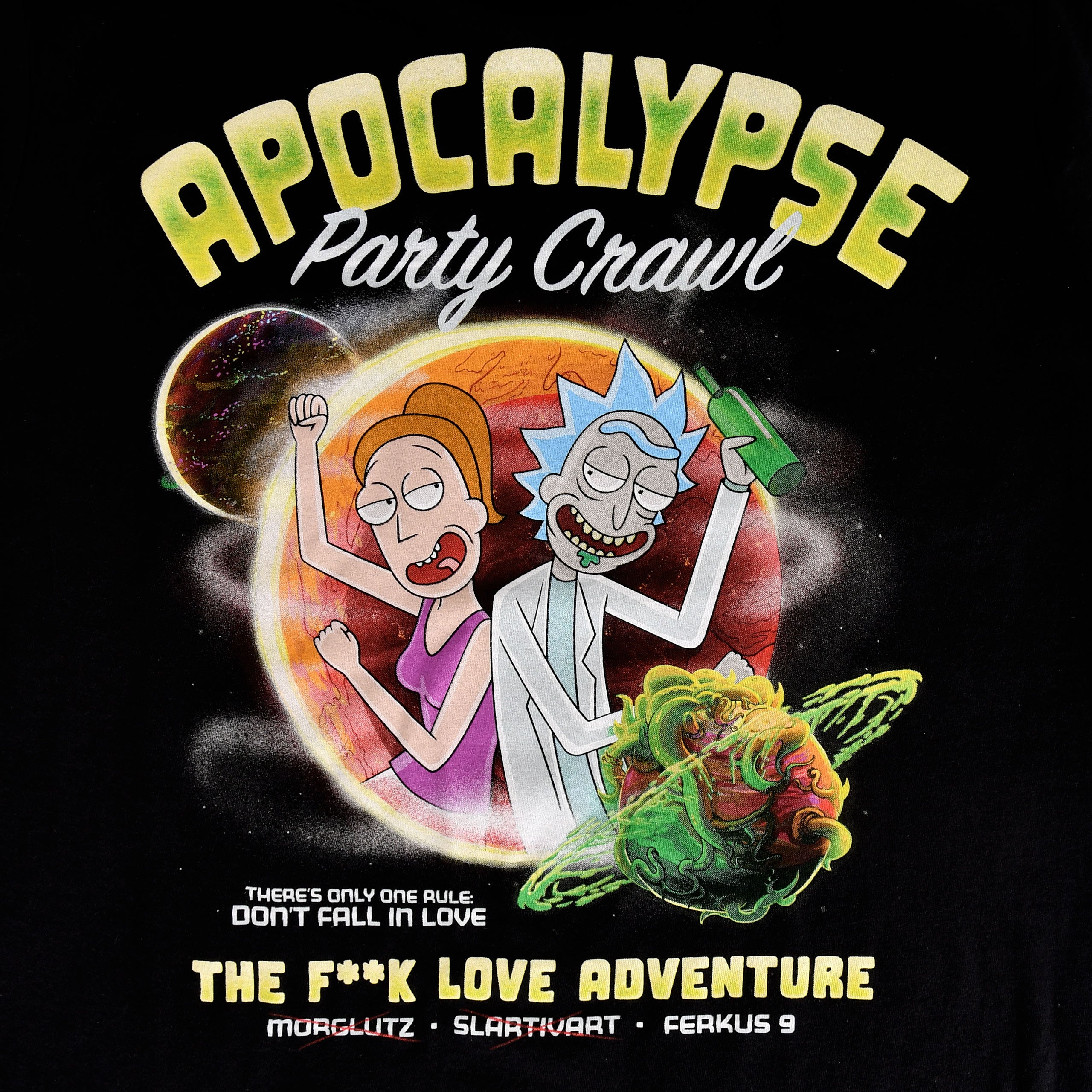 Product image Rick and Morty - Apocalypse Party T-Shirt Black