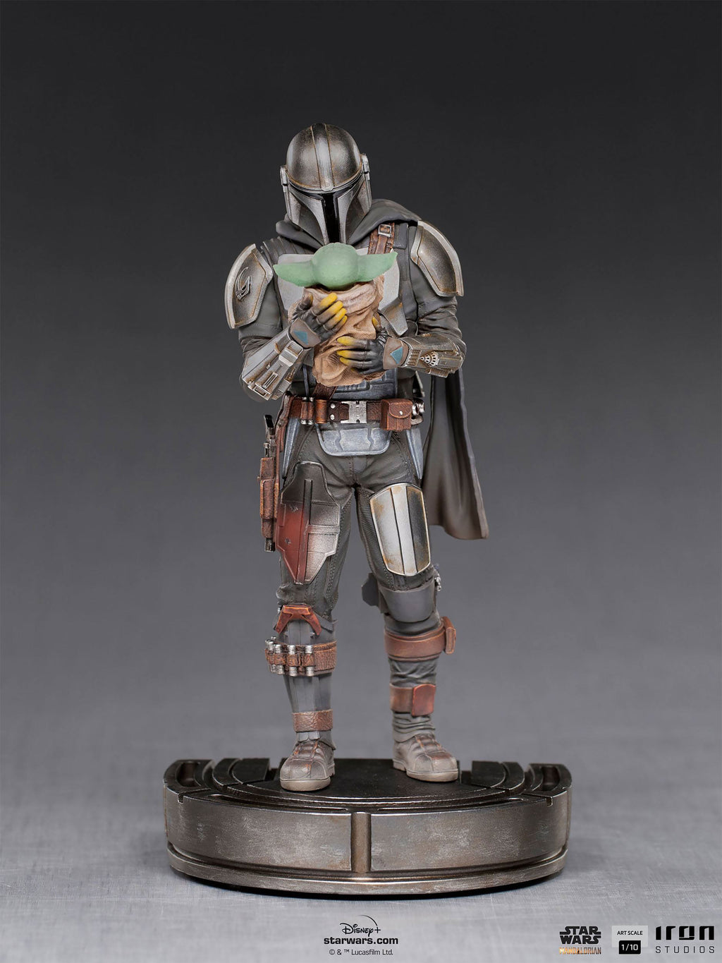 Product image Mando with Grogu BDS Art Scale Deluxe Statue - Star Wars The Mandalorian
