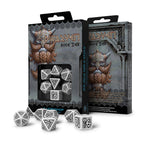 Product image Dwarven White & Black RPG Dice Set 7pcs