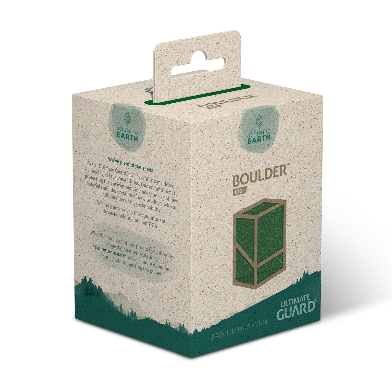 Product image Ultimate Guard green collectible card box for 100 cards