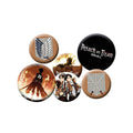 Product image Attack on Titan - Character Button 6-piece Set