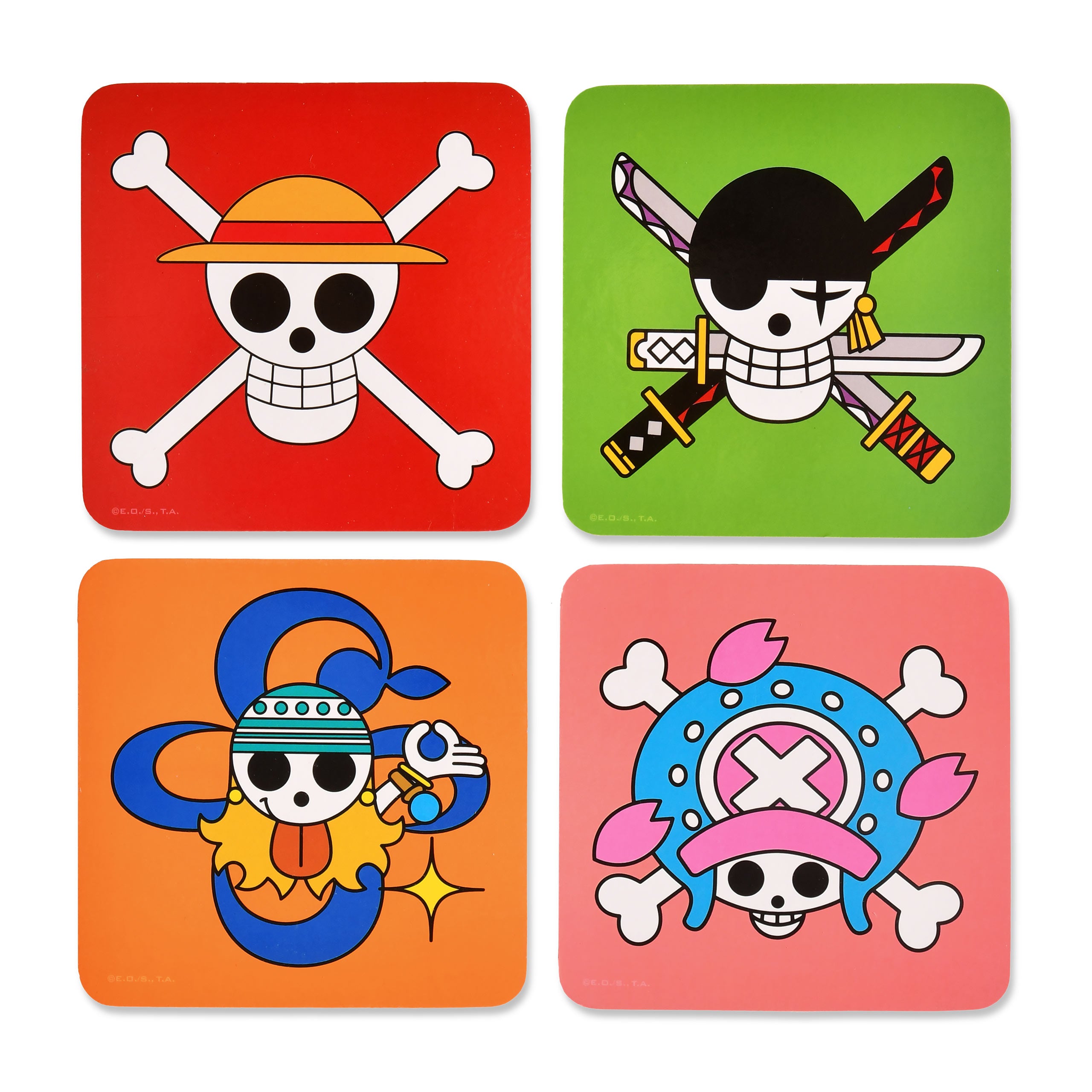 Product image One Piece - Skulls Coaster 4-piece Set
