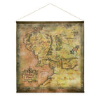 Product image The Lord of the Rings - Middle Earth Map Wall Scroll