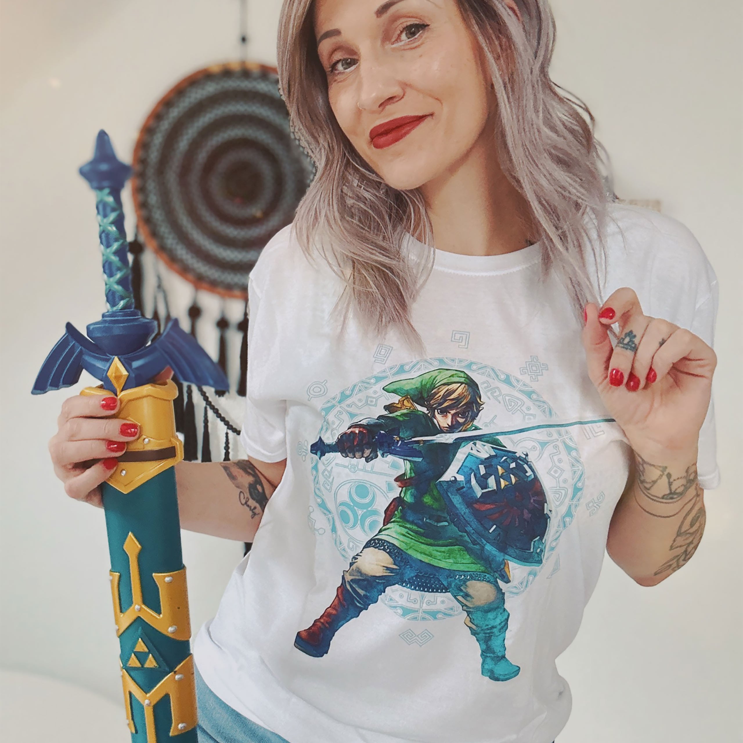 Product image Zelda - Skyward Sword Pose T-Shirt white